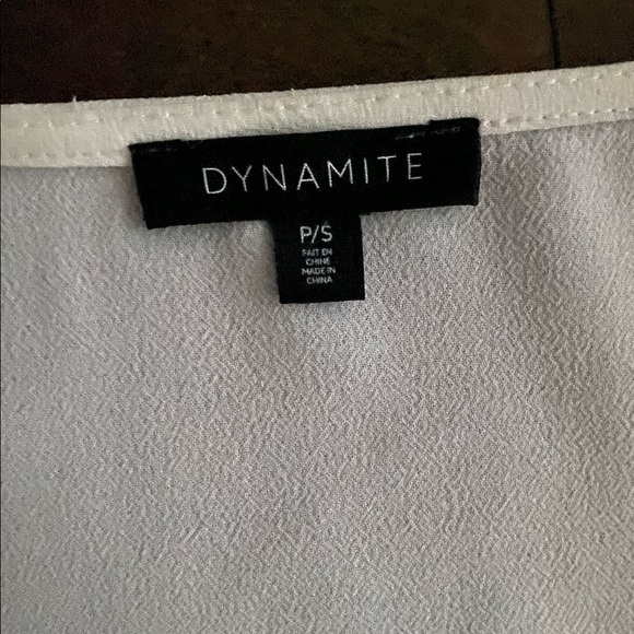 SOLD— Dynamite Wrap Floral Top - Picture 3 of 5